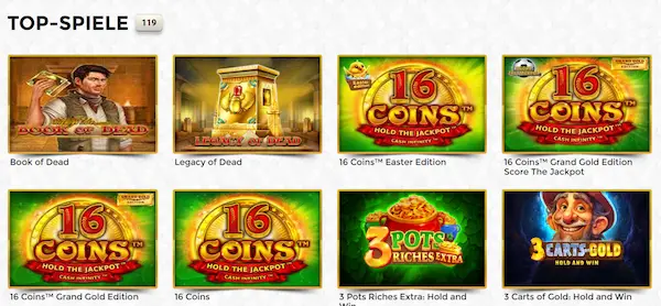 Unique casino spiele